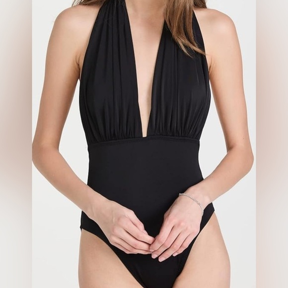 Red Dress Boutique Other - Red Dress Boutique Black Plunge Neck One Piece Swimsuit Medium